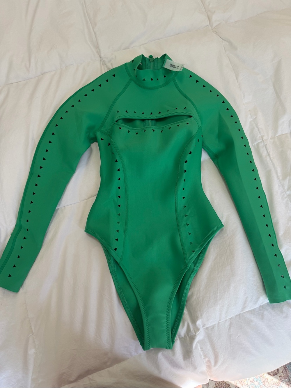 GIGI C Riley Surfsuit- Emerald Green- size XS- NWT